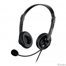 Genius HS-230U, черная, USB, 2.4м 