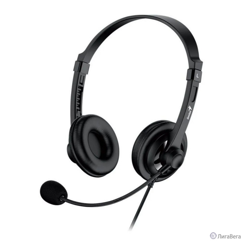 Genius HS-230U, черная, USB, 2.4м 