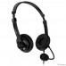 Genius HS-230U, черная, USB, 2.4м 