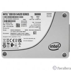 Intel SSD D3-S4520 Series, 960GB, 2.5″ 7mm, SATA3, TLC, SSDSC2KB960GZ01(1Z)