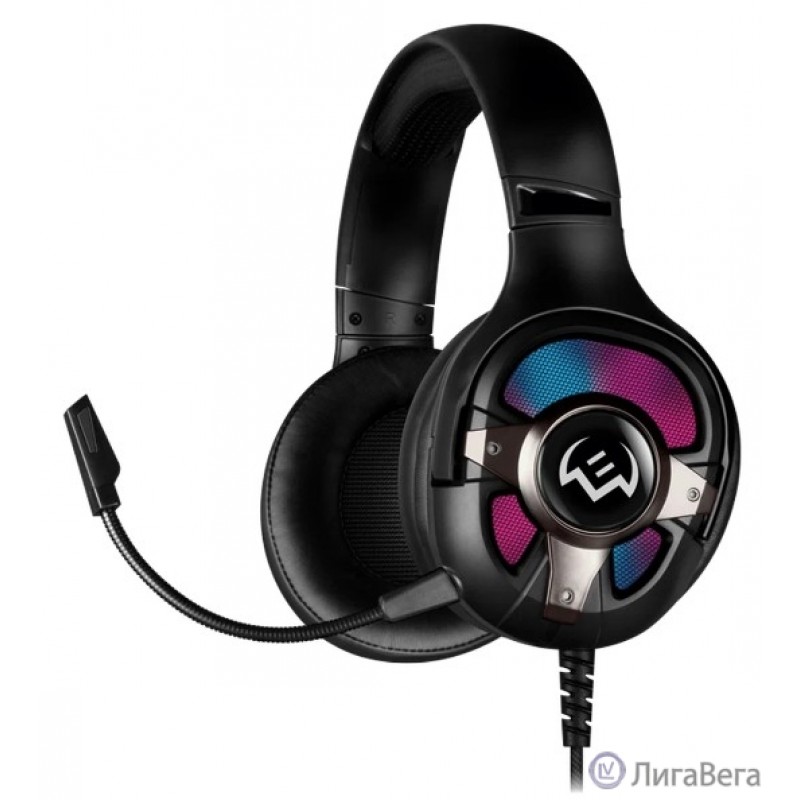 Игровые стереонаушники с микрофоном SVEN AP-U1100MV, черный (USB, RGB, 7.1) Игровые стереонаушники с микрофоном SVEN AP-U1100MV, черный (USB, RGB, 7.1)