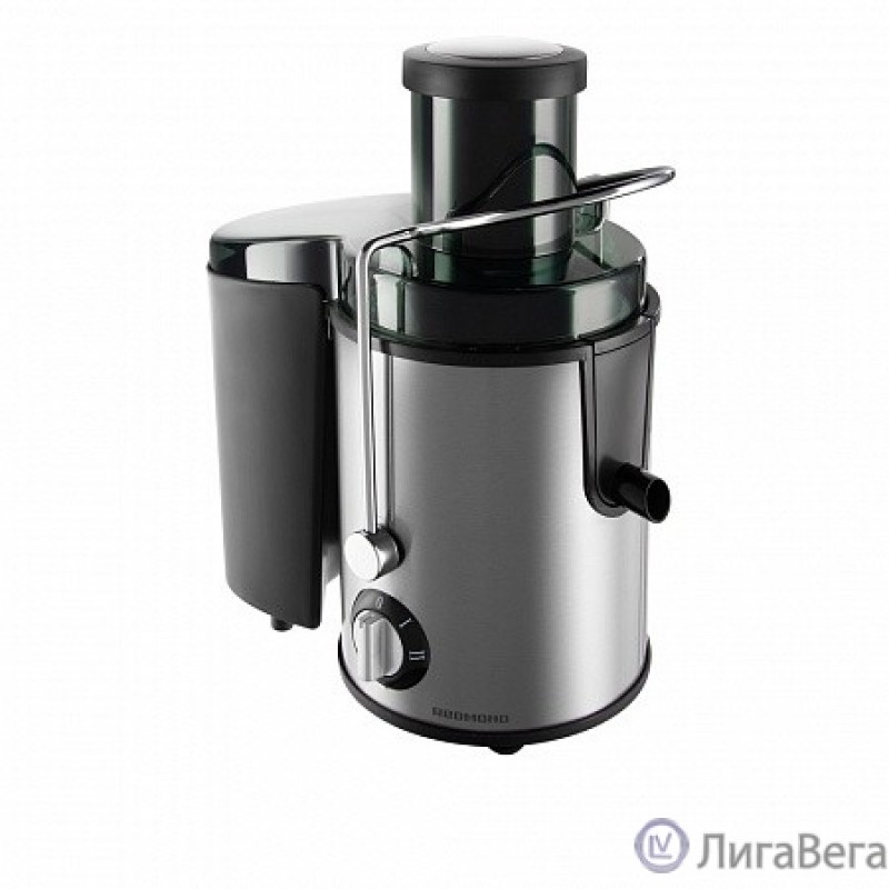 REDMOND RJ-M911 Соковыжималка центробежная, 860Вт рез.сок.:750мл. серебристый/черный REDMOND RJ-M911 Соковыжималка центробежная, 860Вт рез.сок.:750мл. серебристый/черный