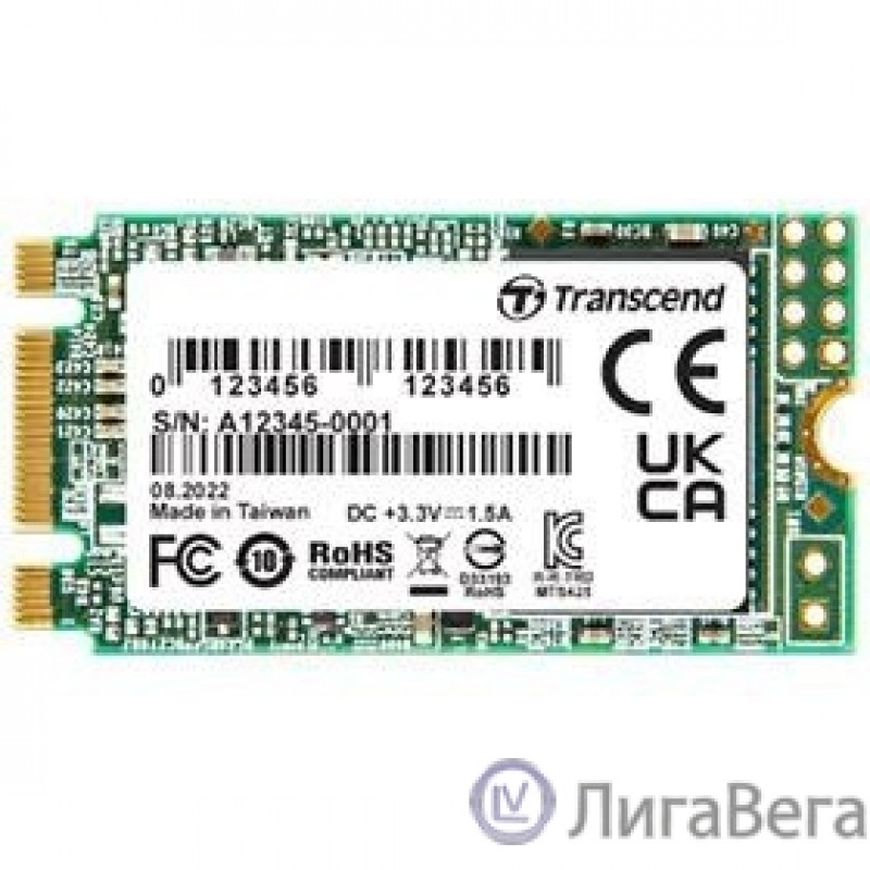 Transcend SSD 425S, 500GB, M.2(22x42mm), SATA3, 3D TLC, TS500GMTS425S Transcend SSD 425S, 500GB, M.2(22x42mm), SATA3, 3D TLC, TS500GMTS425S