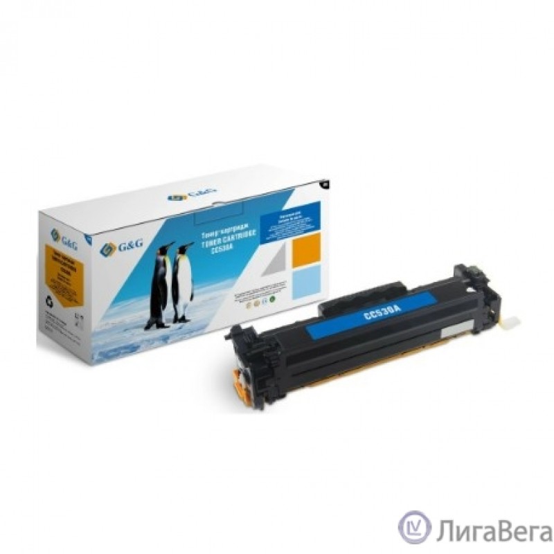 Картридж G&G, аналог HP CC530A/304A/Canon 718 черный 3.5k с чипом Картридж G&G, аналог HP CC530A/304A/Canon 718 черный 3.5k с чипом