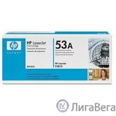 HP Q7553A Картридж ,Black{LaserJet P2015, Black, (3000 стр.)}