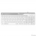 Клавиатура A4Tech Fstyler FK25 белый/серый USB slim [1530217]