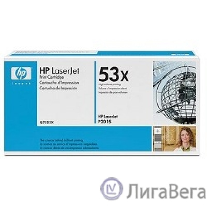 HP Q7553X Картридж ,Black{LaserJet P2015, Black, (7000 стр.)}