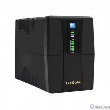 Exegate EX292763RUS ИБП ExeGate SpecialPro UNB-600.LED.AVR.4C13.RJ.USB 