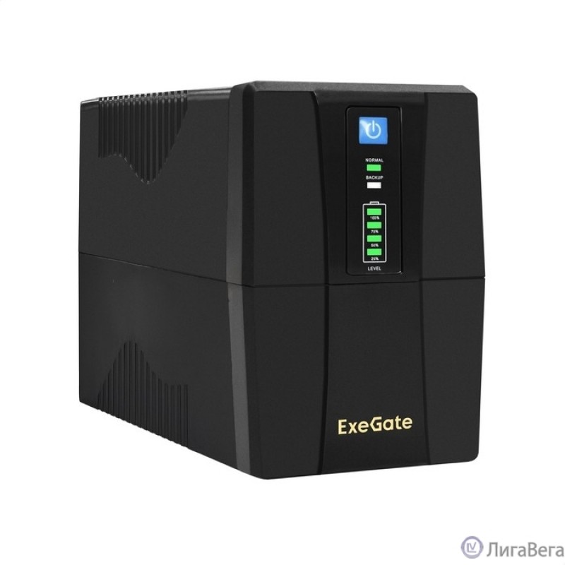 Exegate EX292784RUS ИБП ExeGate Power Back BNB-1000.LED.AVR.4C13.RJ.USB 