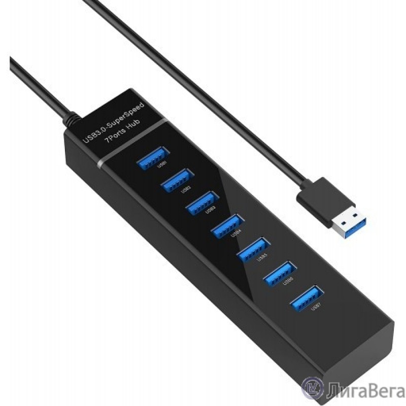 KS-is KS-569 USB хаб 1xUSB 3.0 6xUSB 2.0 F в USB 3.0 Type A M с БП