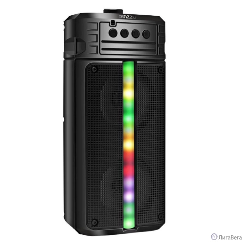 Ginzzu GM-914B, BT-Колонка 20W/TWS/1800mAh/FM/USB/RGB 