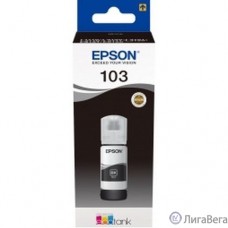 EPSON C13T00S14A  Контейнер 103 с черными чернилами для L1110/L3100/3101/3110/3150/3151, 65 мл.