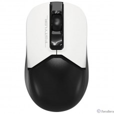 Мышь A4Tech Fstyler FG12 Panda белый/черный оптическая (1200dpi) беспроводная USB (3but)