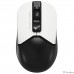 Мышь A4Tech Fstyler FG12 Panda белый/черный оптическая (1200dpi) беспроводная USB (3but)