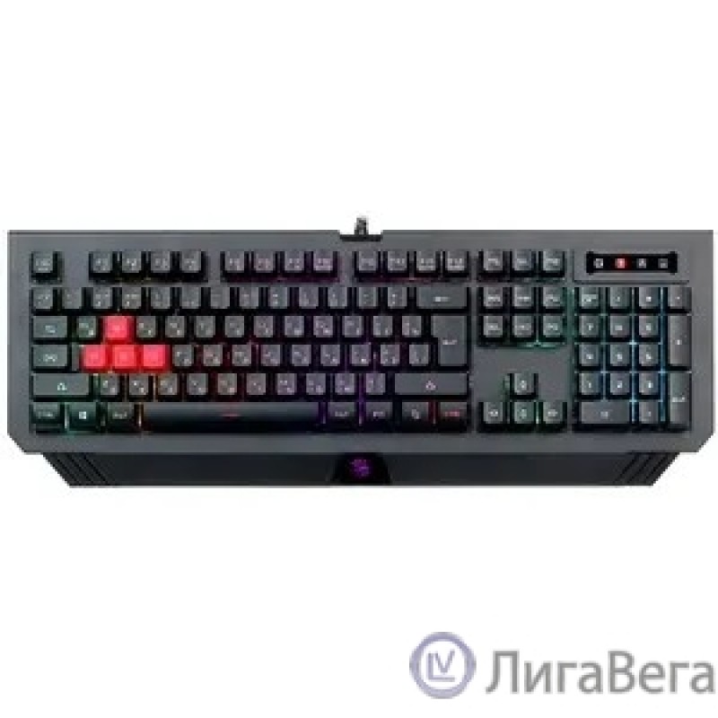 Клавиатура A4Tech Bloody B120N черный USB Multimedia for gamer LED (B120N)
