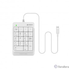Числовой блок A4Tech Fstyler FK13P белый USB slim для ноутбука (FK13P WHITE)