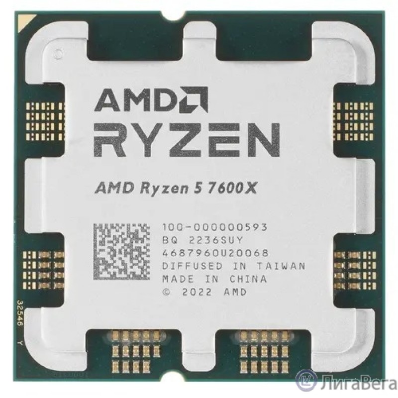 CPU AMD Ryzen 5 7600X OEM (100-000000593) {4.7/5.0GHz ,Radeon Graphics AM5}