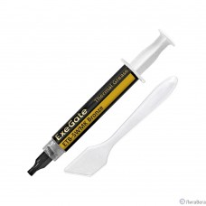 Exegate EX293374RUS Термопаста ExeGate ETB-5WMK Bronze (4,9 Вт/(м•К), 1.5г, шприц с лопаткой)