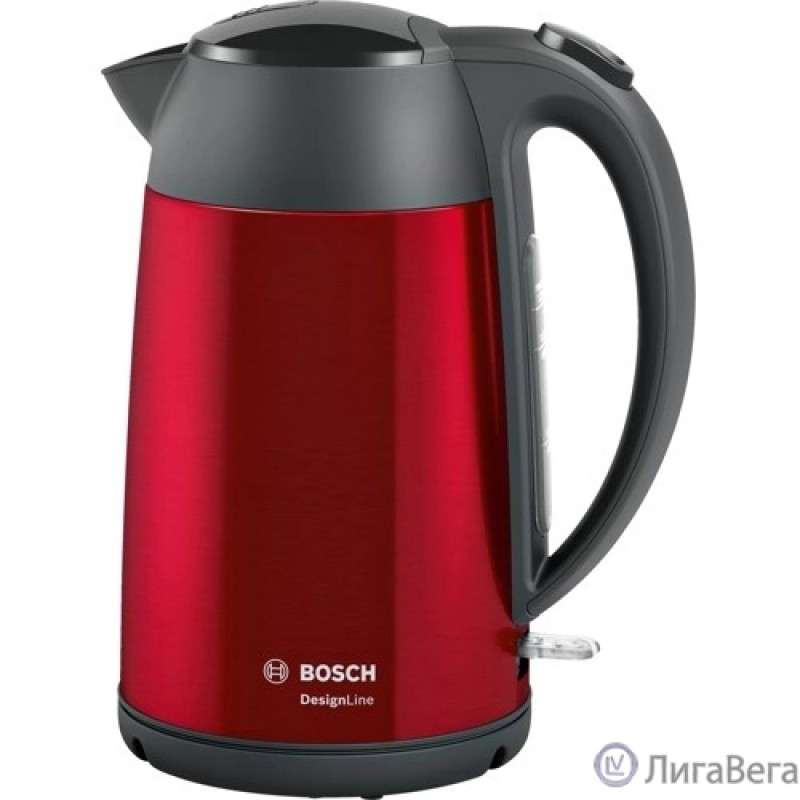 BOSCH TWK3P424 Чайник,1.7л, 2400Вт, красный 