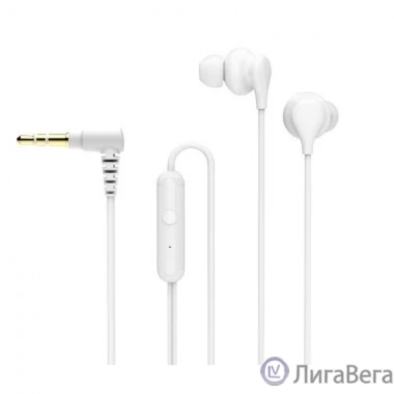Perfeo наушники внутриканальные c микрофоном KNOB белые