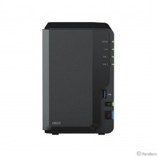 Synology DS223 Сетевое хранилище NAS, слоты 2x2.5″/3.5″ SATA3, 1x1 Гбит/с, 3xUSB 3.X, Realtek RTD1619B/4x1.7 ГГц, DDR4 2Gb, 60W 
