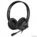 Наушники с микрофоном A4Tech HS-10 черный 2м накладные оголовье (HS-10/3.5MM PLUG/BLACK) Наушники с микрофоном A4Tech HS-10 черный 2м накладные оголовье (HS-10/3.5MM PLUG/BLACK)