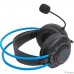 Наушники с микрофоном A4Tech Fstyler FH200U серый/синий 2м накладные USB оголовье (FH200U BLUE)