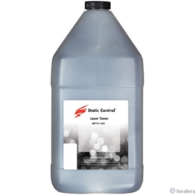 Тонер Static Control MPT11-1KG черный пакет 1000гр. для принтера НР P1005/1505/1606 Тонер Static Control MPT11-1KG черный пакет 1000гр. для принтера НР P1005/1505/1606