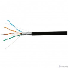 SkyNet Кабель Premium FTP outdoor 4x2x0,51 на тросу, медный, FLUKE TEST, кат.5e, однож., 100 м, box, черный [CSP-FTP-4-CU-OUTR/100]