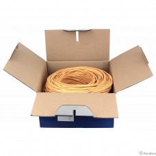 SkyNet Кабель Light UTP нг-LSZH 4x2x0,46, низкое дымовыделение, нулевое содержание галогенов, медный, FLUKE TEST, кат.5e, однож., 305 м, box, оранжевый [CSL-UTP-LSZH-4-CU]