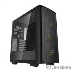 Корпус Deepcool CK560 черный без БП ATX 2x120mm 1x140mm 2xUSB3.0 audio bott PSU