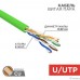 Rexant (01-0061) Кабель витая пара U/UTP, CAT 5e, нг(А)-LSLTx 4х2х0,52мм, 24AWG, внутренний, зеленый, 305м Rexant