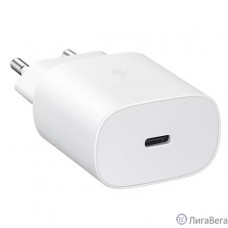 Сетевое зарядное устройство Samsung EP-TA800, 25 Вт, RU,белый (ep-ta800nwegeu)