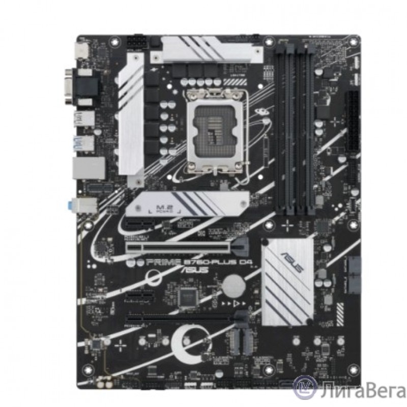 ASUS PRIME B760-PLUS D4 (Socket 1700, ATX, 4xDDR4(128GB),VGA/DP/HDMI, 1xPCIe 5.0x16/1xPCIe 4.0x16/2xPCIe 3.0, 1xLAN (2.5GbE), 4xSATA 6Gb/s, 3xM.2, 1xM.2 E key, 1xType-C, 3xUSB 3.2, 2xUSB 2.0)