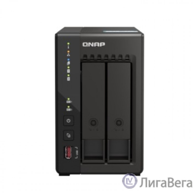 Сетевое хранилище NAS Qnap Original TS-253E-8G 2-bay настольный Celeron J6412 Сетевое хранилище NAS Qnap Original TS-253E-8G 2-bay настольный Celeron J6412