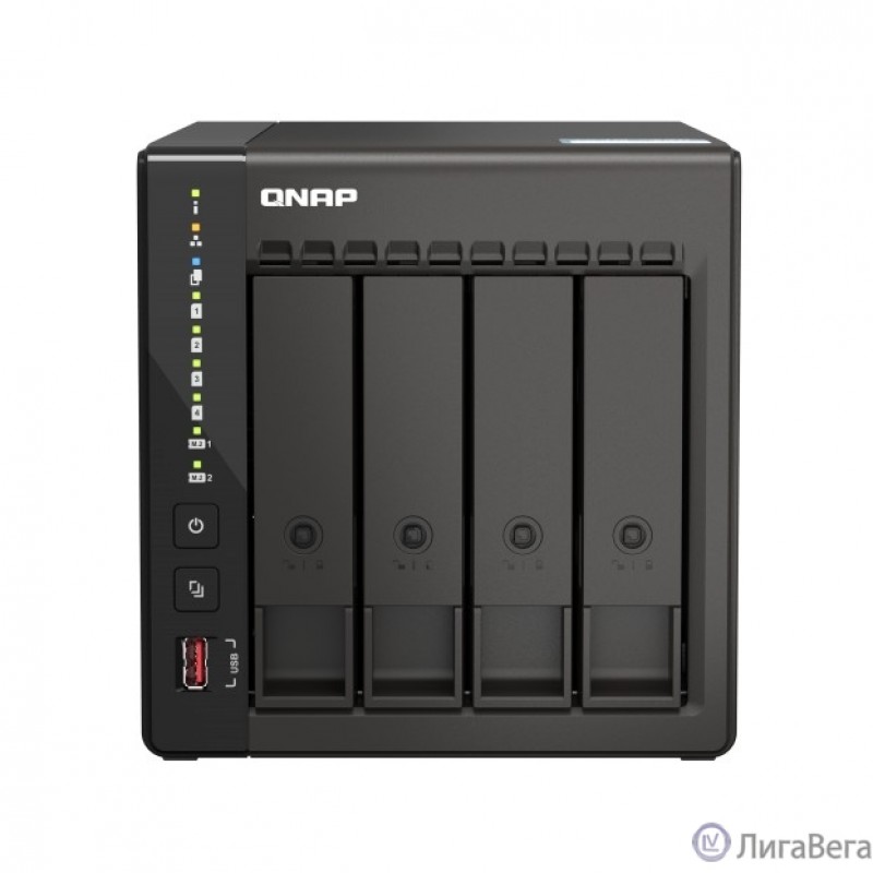 Сетевое хранилище NAS Qnap Original TS-453E-8G 4-bay настольный Celeron J6412 Сетевое хранилище NAS Qnap Original TS-453E-8G 4-bay настольный Celeron J6412