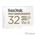 Micro SecureDigital 32GB SanDisk Class 10 UHS-I U3 V30 Max Endurance Video Monitoring (SD адаптер)