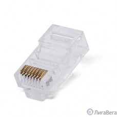 Filum FL-NA-PLUG5E-2 Коннектор RJ-45, 5E кат., 8p8c, 6 мкм, универсальный, для одножильного и многожильного кабеля, уп/10 шт