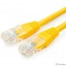 Cablexpert PP12-0.5M/Y Патч-корд UTP кат.5e, 0.5м, литой, многожильный (жёлтый)