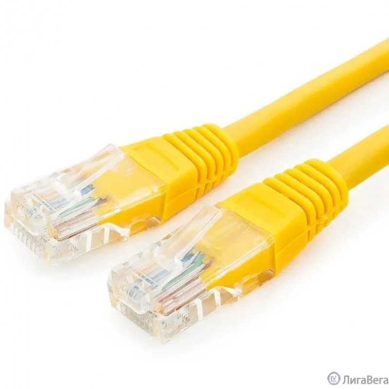 Cablexpert PP12-0.5M/Y Патч-корд UTP кат.5e, 0.5м, литой, многожильный (жёлтый)