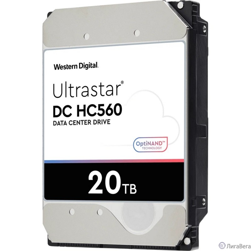 20Tb WD Ultrastar DC HC560 {SATA 6Gb/s, 7200 rpm, 512mb buffer, 3.5″} [0F38785/WUH722020BLE6L4]