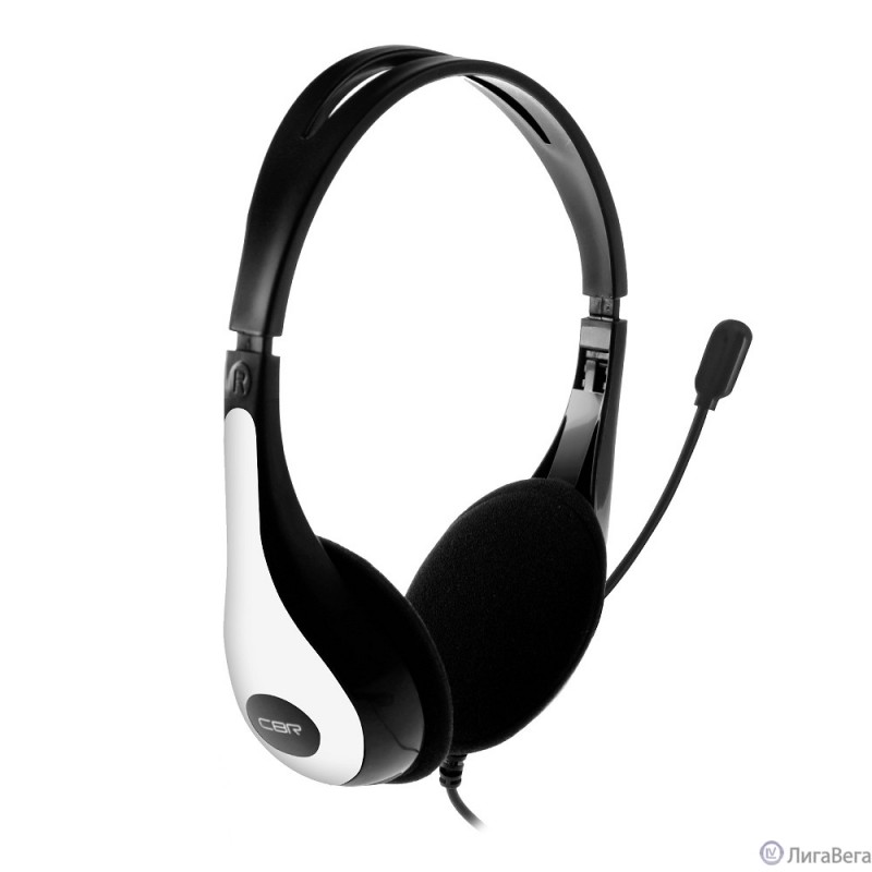 CBR CHP 353M White, Компьютерная гарнитура проводная стерео, микрофон с шумоподавл., накл. наушники, USB, кнопка выкл. микрофона, регул. громк., регул. оголовья, длина каб. 2 м, цвет чёрный-белый CBR CHP 353M White, Компьютерная гарнитура проводная стерео, микрофон с шумоподавл., накл. наушники, USB, кнопка выкл. микрофона, регул. громк., регул. оголовья, длина каб. 2 м, цвет чёрный-белый