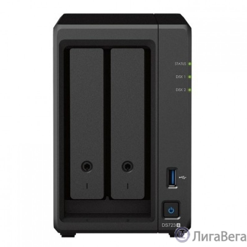 Synology DS723+ СХД настольное исполнение 2BAY NO HDD вилка UK/HK 3-pin