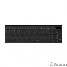 Клавиатура беспроводная мультимедийная Genius SlimStar 7230. 12 мультимедийных клавиш, тонкие клавиши, 2.4ГГц, поддержка приложения Genius Key support. 