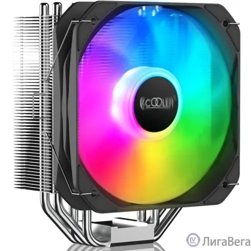 PCCooler Paladin 400 ARGB S115X/1200/1700/AM4 (TDP 200W, 130mm PWM ARGB FAN, 4 тепловые трубки 6мм, 800-1600RPM, 18-28,6dBa) PCCooler Paladin 400 ARGB S115X/1200/1700/AM4 (TDP 200W, 130mm PWM ARGB FAN, 4 тепловые трубки 6мм, 800-1600RPM, 18-28,6dBa)