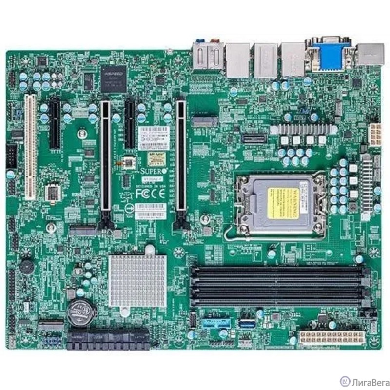 Supermicro MBD-X13SAE-F-B, 1xLGA1700,W680,4xDDR5 DIMM,2PCI-Ex16,3xM.2-PCI-E,8SATA3 RAID 0/1/5/10,7.1-ch,1x1000 Мбит/с,1х2500 Мбит/с,IPMI,4xUSB 2.0,VGA,DVI,HDMI,DisplayPort,ATX Supermicro MBD-X13SAE-F-B, 1xLGA1700,W680,4xDDR5 DIMM,2PCI-Ex16,3xM.2-PCI-E,8SATA3 RAID 0/1/5/10,7.1-ch,1x1000 Мбит/с,1х2500 Мбит/с,IPMI,4xUSB 2.0,VGA,DVI,HDMI,DisplayPort,ATX