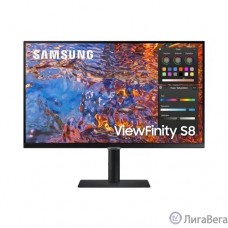 LCD Samsung 27″ S27B800PXI черный {IPS 3840x2160 60Hz 1ms 400cd(350cd) 16:9 178/178 1000:1 10bit(8bit+FRC) RJ45 3xUSB3.0 USB-C HDMI2.0 DisplayPort1.4 HAS Pivot}