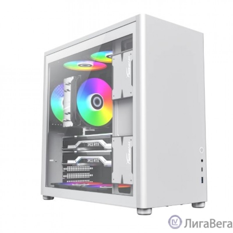 GameMax Корпус Spark Pro Full White без БП (Midi Tower, ATX, Белый., USB3.0+Type C, Зак. стекло) GameMax Корпус Spark Pro Full White без БП (Midi Tower, ATX, Белый., USB3.0+Type C, Зак. стекло)