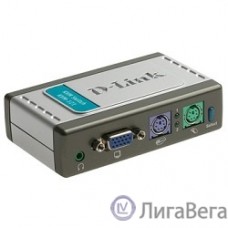 D-Link KVM-121/B1A 2-портовый KVM-переключатель с портами VGA и PS/2