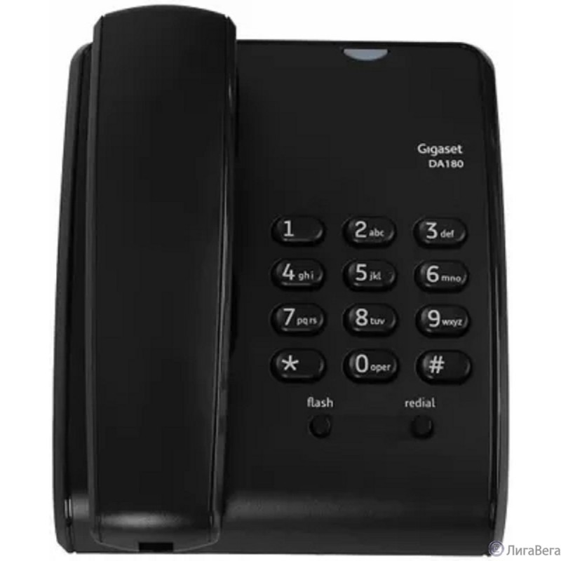 Gigaset [S30054-S6535-S301] DA180 черный Телефон проводной 
